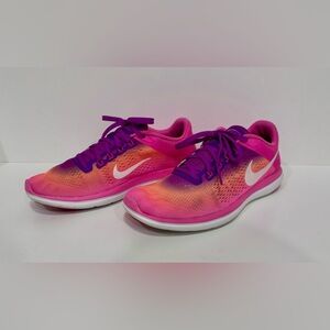 Nike Flex 2016 Run Women’s Running Sneakers Size 8 Breathable Upper Lightweight